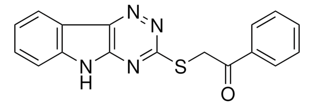 1-PHENYL-2-(5H-(1,2,4)TRIAZINO(5,6-B)INDOL-3-YLTHIO)ETHANONE AldrichCPR