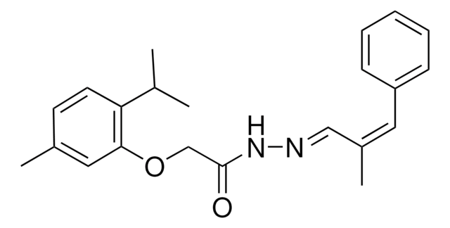 2-(2-ISOPROPYL-5-METHYLPHENOXY)-N'-(2-ME-3-PH-2-PROPENYLIDENE)ACETOHYDRAZIDE AldrichCPR