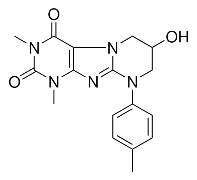 7-HYDROXY-1,3-DIMETHYL-9-(4-METHYLPHENYL)-6,7,8,9-TETRAHYDROPYRIMIDO[2,1-F]PURINE-2,4(1H,3H)-DIONE AldrichCPR