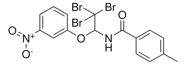 4-METHYL-N-(2,2,2-TRIBROMO-1-(3-NITROPHENOXY)ETHYL)BENZAMIDE AldrichCPR