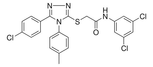 2-{[5-(4-CHLOROPHENYL)-4-(4-METHYLPHENYL)-4H-1,2,4-TRIAZOL-3-YL]SULFANYL}-N-(3,5-DICHLOROPHENYL)ACETAMIDE AldrichCPR