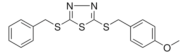 2-(BENZYLSULFANYL)-5-((4-METHOXYBENZYL)SULFANYL)-1,3,4-THIADIAZOLE AldrichCPR