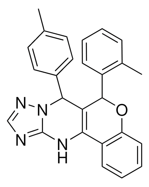 6-(2-METHYLPHENYL)-7-(4-METHYLPHENYL)-7,12-DIHYDRO-6H-CHROMENO[4,3-D][1,2,4]TRIAZOLO[1,5-A]PYRIMIDINE AldrichCPR