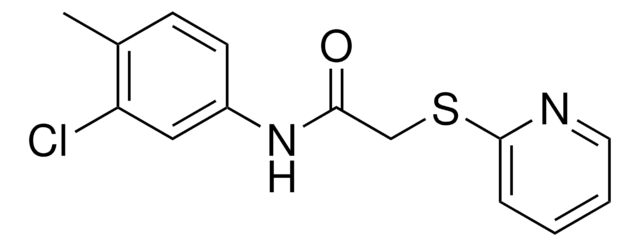 N-(3-CHLORO-4-METHYL-PHENYL)-2-(PYRIDIN-2-YLSULFANYL)-ACETAMIDE AldrichCPR