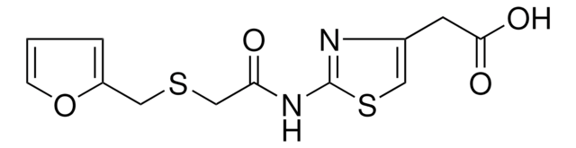 (2-((((2-FURYLMETHYL)THIO)ACETYL)AMINO)-1,3-THIAZOL-4-YL)ACETIC ACID AldrichCPR