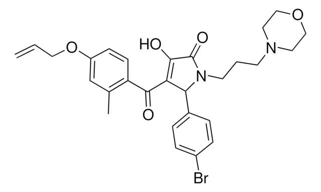 4-[4-(ALLYLOXY)-2-METHYLBENZOYL]-5-(4-BROMOPHENYL)-3-HYDROXY-1-[3-(4-MORPHOLINYL)PROPYL]-1,5-DIHYDRO-2H-PYRROL-2-ONE AldrichCPR