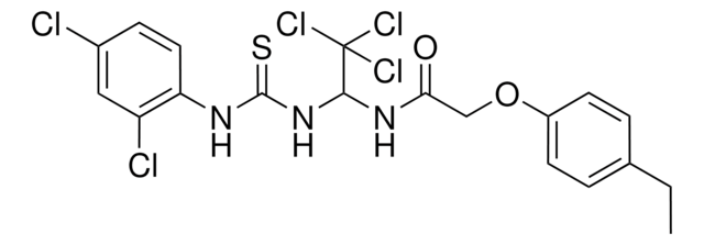 2-(4-ETHYLPHENOXY)-N-(2,2,2-TRICHLORO-1-{[(2,4-DICHLOROANILINO)CARBOTHIOYL]AMINO}ETHYL)ACETAMIDE AldrichCPR