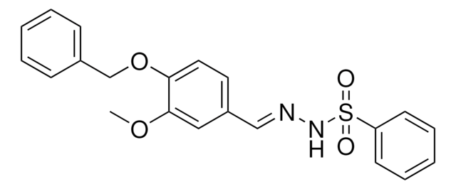 N'-(4-(BENZYLOXY)-3-METHOXYBENZYLIDENE)BENZENESULFONOHYDRAZIDE AldrichCPR