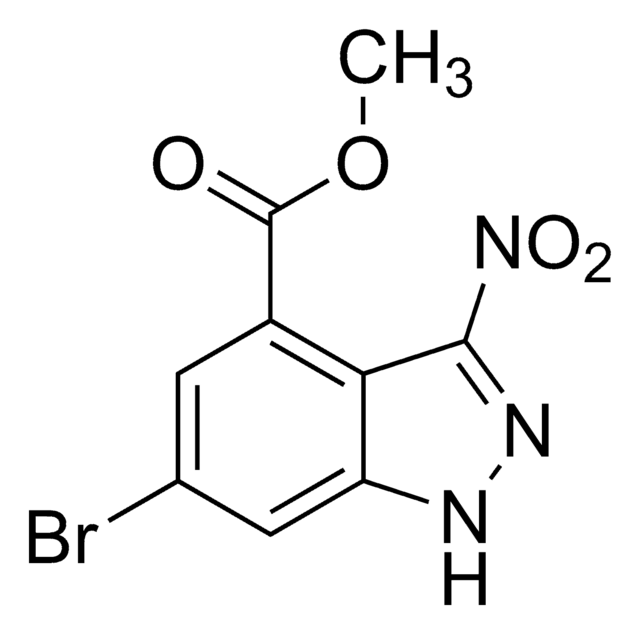 Methyl 6-bromo-3-nitro-1H-indazole-4-carboxylate AldrichCPR