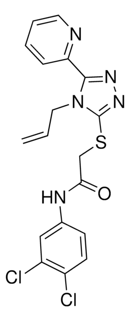 2-{[4-ALLYL-5-(2-PYRIDINYL)-4H-1,2,4-TRIAZOL-3-YL]SULFANYL}-N-(3,4-DICHLOROPHENYL)ACETAMIDE AldrichCPR