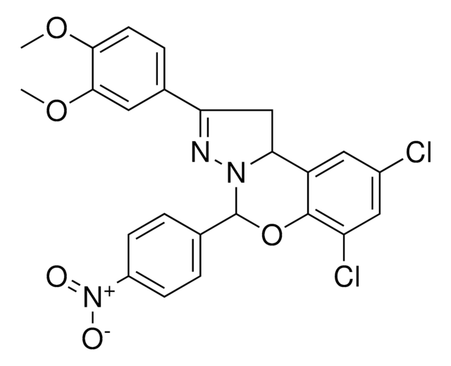 7,9-DICHLORO-2-(3,4-DIMETHOXYPHENYL)-5-(4-NITROPHENYL)-1,10B-DIHYDROPYRAZOLO[1,5-C][1,3]BENZOXAZINE AldrichCPR