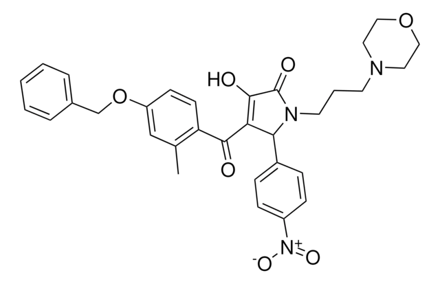 4-[4-(BENZYLOXY)-2-METHYLBENZOYL]-3-HYDROXY-1-[3-(4-MORPHOLINYL)PROPYL]-5-(4-NITROPHENYL)-1,5-DIHYDRO-2H-PYRROL-2-ONE AldrichCPR