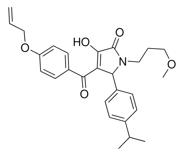 4-[4-(ALLYLOXY)BENZOYL]-3-HYDROXY-5-(4-ISOPROPYLPHENYL)-1-(3-METHOXYPROPYL)-1,5-DIHYDRO-2H-PYRROL-2-ONE AldrichCPR