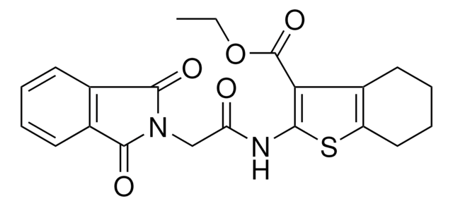 ETHYL 2-{[(1,3-DIOXO-1,3-DIHYDRO-2H-ISOINDOL-2-YL)ACETYL]AMINO}-4,5,6,7-TETRAHYDRO-1-BENZOTHIOPHENE-3-CARBOXYLATE AldrichCPR