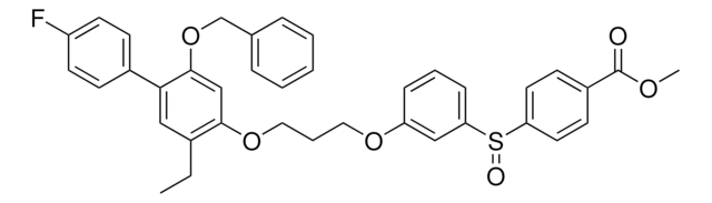 METHYL 4-[[3-(3-[[6-(BENZYLOXY)-3-ETHYL-4'-FLUORO[1,1'-BIPHENYL]-4-YL]OXY]PROPOXY)PHENYL]SULFINYL]BENZOATE AldrichCPR