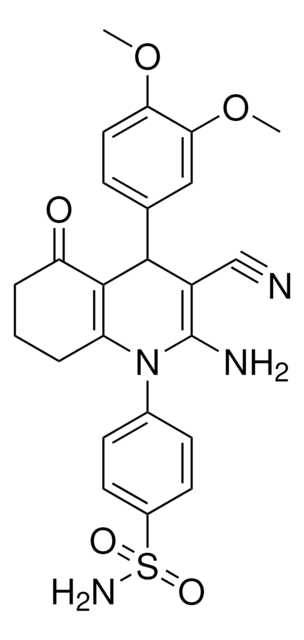 4-(2-AMINO-3-CYANO-4-(3,4-DIMETHOXYPHENYL)-5-OXO-5,6,7,8-TETRAHYDRO-1(4H)-QUINOLINYL)BENZENESULFONAMIDE AldrichCPR