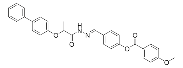 4-(2-(2-((1,1'-BIPHENYL)-4-YLOXY)PROPANOYL)CARBOHYDRAZONOYL)PH 4-METHOXYBENZOATE AldrichCPR