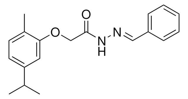 N'-BENZYLIDENE-2-(5-ISOPROPYL-2-METHYLPHENOXY)ACETOHYDRAZIDE AldrichCPR