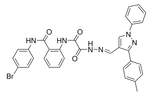 N-(4-BROMOPHENYL)-2-(((2-((3-(4-METHYLPHENYL)-1-PHENYL-1H-PYRAZOL-4-YL)METHYLENE)HYDRAZINO)(OXO)ACETYL)AMINO)BENZAMIDE AldrichCPR