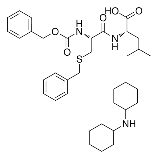 CARBOBENZYLOXY-S-BENZYL-L-CYSTEINYL-L-LEUCINE DICYCLOHEXYLAMINE SALT AldrichCPR