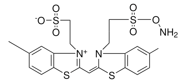 DIMETHYL-BIS(SULFOPROPYL)THIAMONOMETHINECYANINE OH, INNER SALT, AMMONIUM SALT AldrichCPR