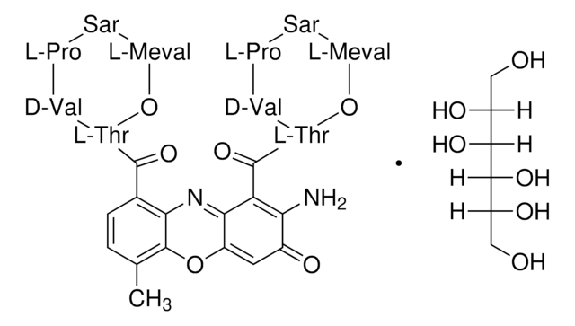 アクチノマイシン D–マンニトール lyophilized powder