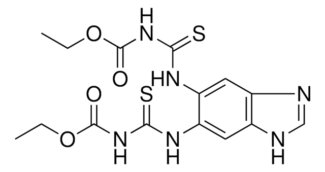 ETHYL {[5-({[(ETHOXYCARBONYL)AMINO]CARBOTHIOYL}AMINO)-1H-BENZIMIDAZOL-6-YL]AMINO}CARBOTHIOYLCARBAMATE AldrichCPR