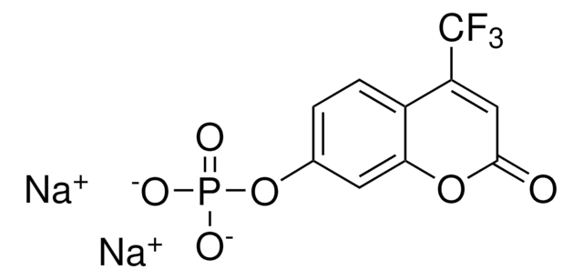 4-(Trifluoromethyl)umbelliferyl phosphate disodium salt for fluorescence, &#8805;90% (HPCE)