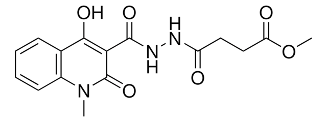 METHYL 4-{2-[(4-HYDROXY-1-METHYL-2-OXO-1,2-DIHYDRO-3-QUINOLINYL)CARBONYL]HYDRAZINO}-4-OXOBUTANOATE AldrichCPR