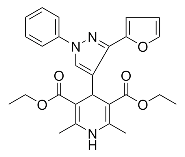 DIETHYL 4-[3-(2-FURYL)-1-PHENYL-1H-PYRAZOL-4-YL]-2,6-DIMETHYL-1,4-DIHYDRO-3,5-PYRIDINEDICARBOXYLATE AldrichCPR