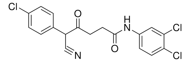 5-(4-CHLOROPHENYL)-5-CYANO-N-(3,4-DICHLOROPHENYL)-4-OXOPENTANAMIDE ...