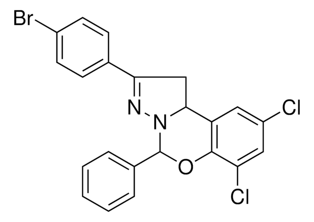 2-(4-BR-PH)-6,8-DICHLORO-4-PH-1,9B-2H-5-OXA-3,3A-DIAZA-CYCLOPENTA(A)NAPHTHALENE AldrichCPR