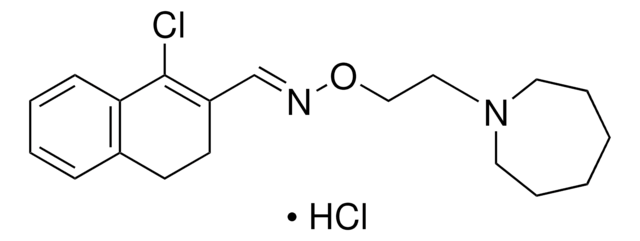 1-CHLORO-3,4-DIHYDRO-2-NAPHTHALENECARBALDEHYDE O-[2-(1-AZEPANYL)ETHYL]OXIME HYDROCHLORIDE AldrichCPR