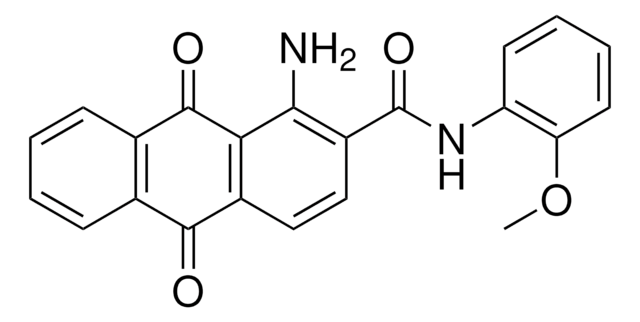 1-AMINO-9,10-DIOXO-9,10-2H-ANTHRACENE-2-CARBOXYLIC ACID (2-METHOXY-PHENYL)-AMIDE AldrichCPR