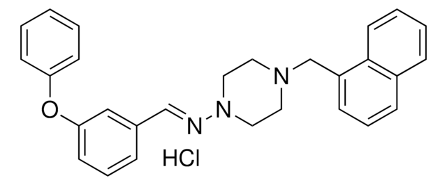 N-(4-(1-NAPHTHYLMETHYL)-1-PIPERAZINYL)-N-(3-PHENOXYBENZYLIDENE)AMINE HCL AldrichCPR