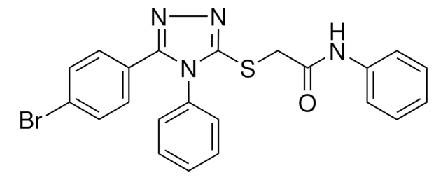 2-((5-(4-BROMOPHENYL)-4-PHENYL-4H-1,2,4-TRIAZOL-3-YL)THIO)-N-PHENYLACETAMIDE AldrichCPR