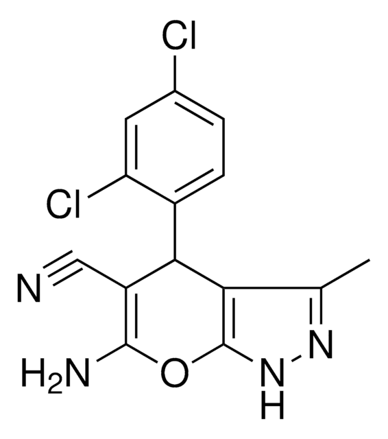 6-AMINO-4-(2,4-DICHLORO-PH)-3-ME-1,4-2H-PYRANO(2,3-C)PYRAZOLE-5-CARBONITRILE AldrichCPR