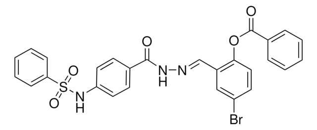 4-BROMO-2-(2-(4-((PHENYLSULFONYL)AMINO)BENZOYL)CARBOHYDRAZONOYL)PHENYL BENZOATE AldrichCPR