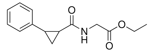 ETHYL (((2-PHENYLCYCLOPROPYL)CARBONYL)AMINO)ACETATE AldrichCPR