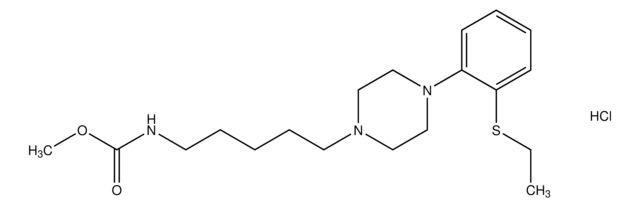 methyl 5-{4-[2-(ethylsulfanyl)phenyl]-1-piperazinyl}pentylcarbamate hydrochloride AldrichCPR