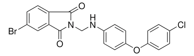 5-BROMO-2-((4-(4-CHLORO-PHENOXY)-PHENYLAMINO)-METHYL)-ISOINDOLE-1,3-DIONE AldrichCPR