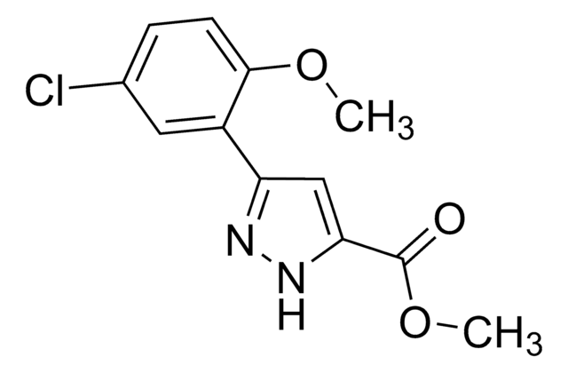 Methyl 3-(5-chloro-2-methoxyphenyl)-1H-pyrazole-5-carboxylate AldrichCPR