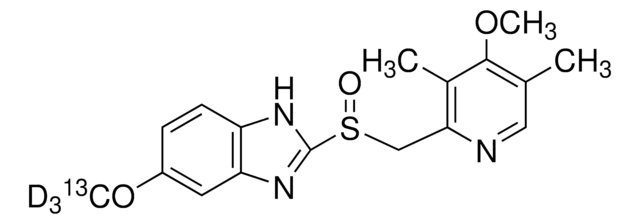 Omeprazole-(5-methoxy-13C,d3) analytical standard