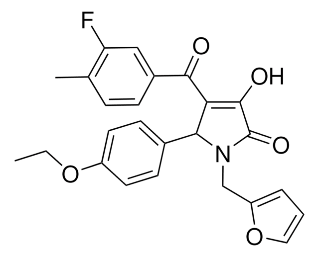 5-(4-ETHOXYPHENYL)-4-(3-FLUORO-4-METHYLBENZOYL)-1-(2-FURYLMETHYL)-3-HYDROXY-1,5-DIHYDRO-2H-PYRROL-2-ONE AldrichCPR