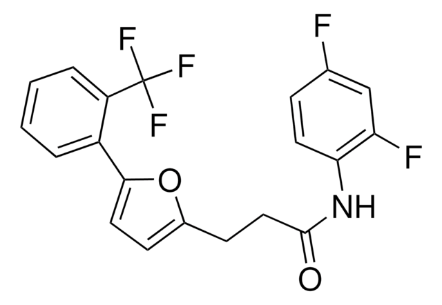 N-(2,4-DIFLUOROPHENYL)-3-(5-(2-(TRIFLUOROMETHYL)PHENYL)-2-FURYL)PROPANAMIDE AldrichCPR