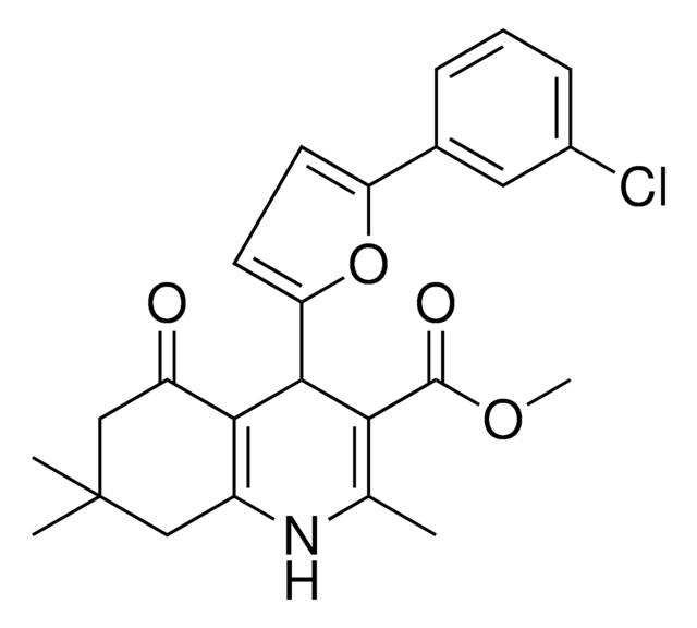 METHYL 4-[5-(3-CHLOROPHENYL)-2-FURYL]-2,7,7-TRIMETHYL-5-OXO-1,4,5,6,7,8 ...