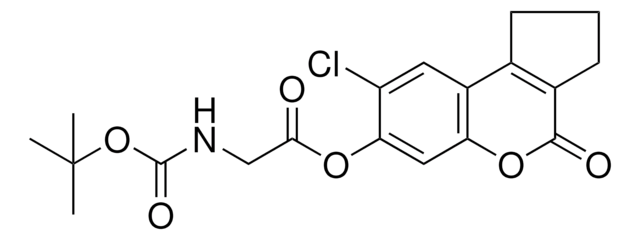 8-CHLORO-4-OXO-1,2,3,4-TETRAHYDROCYCLOPENTA[C]CHROMEN-7-YL [(TERT-BUTOXYCARBONYL)AMINO]ACETATE AldrichCPR