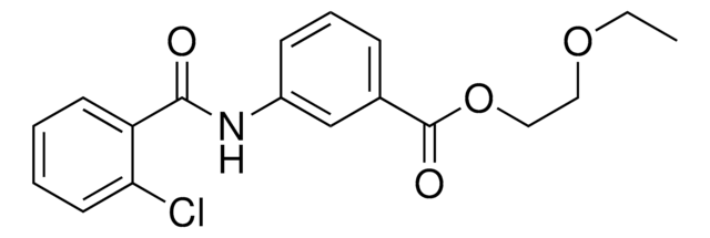 2-ETHOXYETHYL 3-((2-CHLOROBENZOYL)AMINO)BENZOATE AldrichCPR