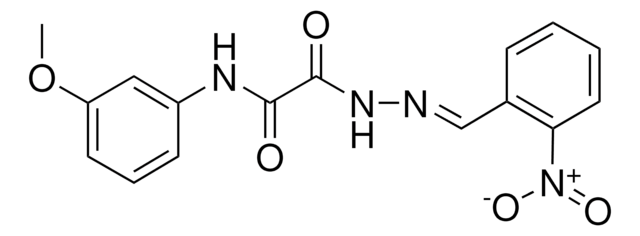 N-(3-METHOXYPHENYL)-2-(2-(2-NITROBENZYLIDENE)HYDRAZINO)-2-OXOACETAMIDE AldrichCPR