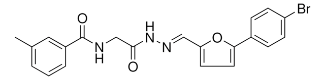 N-(2-(2-((5-(4-BR-PH)-2-FURYL)METHYLENE)HYDRAZINO)-2-OXOETHYL)-3-METHYLBENZAMIDE AldrichCPR